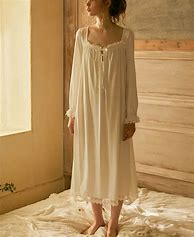 Image result for White Cotton Lawn Nightgown
