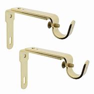 Image result for Low Profile Curtain Rod Bracket
