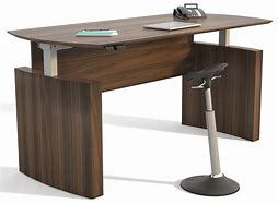 Image result for Adjustable Height Swivel Desk