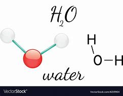Image result for H2O Chemical Structure