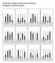 Image result for Worksheet On Seven Digit Numbers On Abacus