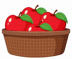 Image result for Basket of Apple's Drawing