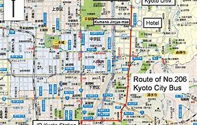 Image result for Tourist Map of Kyoto