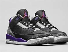 Image result for Purple and Gold Jordan 3