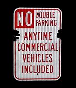 Image result for Double Parking Sign