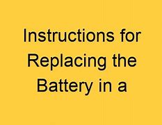 Image result for Replacing Battery On Kenmore DS 1030