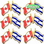 Image result for Canada Israel Flag Pin