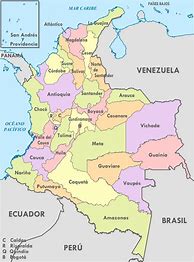 Image result for Mapa De Colombia Con Regiones HD