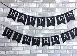 Image result for 40th Birthday Banner