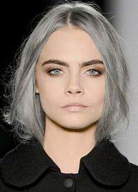 Image result for Cara Delevingne Grey Hair