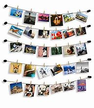 Image result for Picture Hanging String with Clips