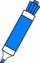 Image result for Blue Colouring Marker Cartoon