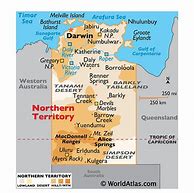 Image result for Simple Map of Northern Territory
