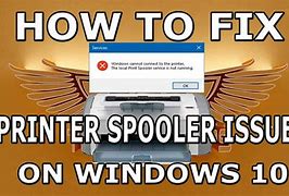 Image result for Fix Printer Spooler Windows 1.0