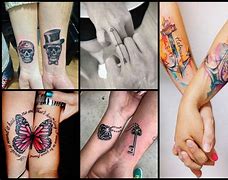 Image result for Matching Tattoos for Couples Stencil