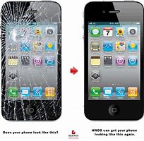 Image result for Cracked iPhone and Repair PNG