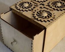 Image result for 3D Laser-Cut Templates Wood Box