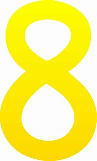 Image result for Number 8 Black and Yellow