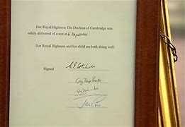 Image result for Royal Birth Announcement