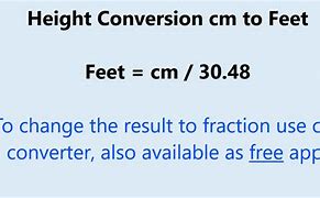 Image result for 198 Cm to Feet