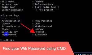 Image result for Checking Your Wi-Fi Password On Computer