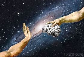 Image result for God Handing Human a Brain Meme