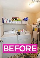 Image result for White Laundry Room Cabinets