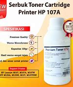 Image result for Bubuk Toner HP 107A