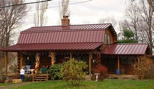 Image result for Rustic Red Metal Building