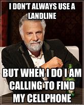 Image result for Landline Phone Meme