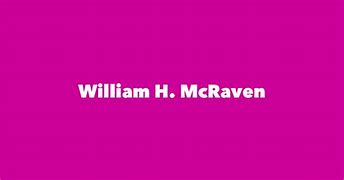 Image result for McRaven Seal Young