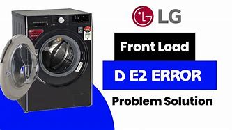 Image result for Clothes Washer LG Giving De2 Error