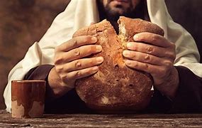 Image result for Catholic Jesus Breaking Bread