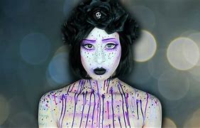 Image result for Tim Burton Makeup Look