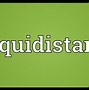 Image result for equieistante