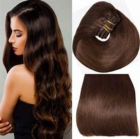 Image result for Dark Brown Hair Extensions
