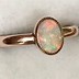 Image result for Vintage Rose Gold Opal Ring
