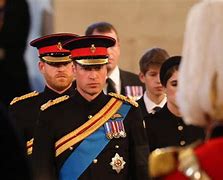 Image result for Prince Harry in Military Uniform at Funeral