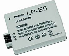 Image result for Canon LP-E5 Battery