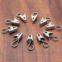 Image result for Shower Curtain Hooks with Clips