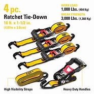 Image result for Ratchet Tie Down Set