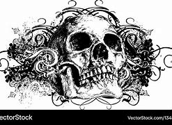 Image result for Grunge Skull Vector