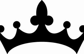 Image result for Queen Crown Black and White