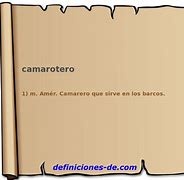 Image result for camarotero