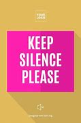 Image result for Silence Please Images