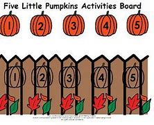 Image result for 5 Little Pumpkins Printable