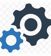 Image result for Dark Blue Gear Icon