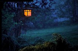 Image result for Image of a Lamp in the Evening
