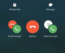 Image result for iPhone Call Decline Screen