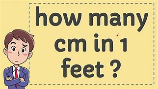 Image result for 1 Foot to Cm